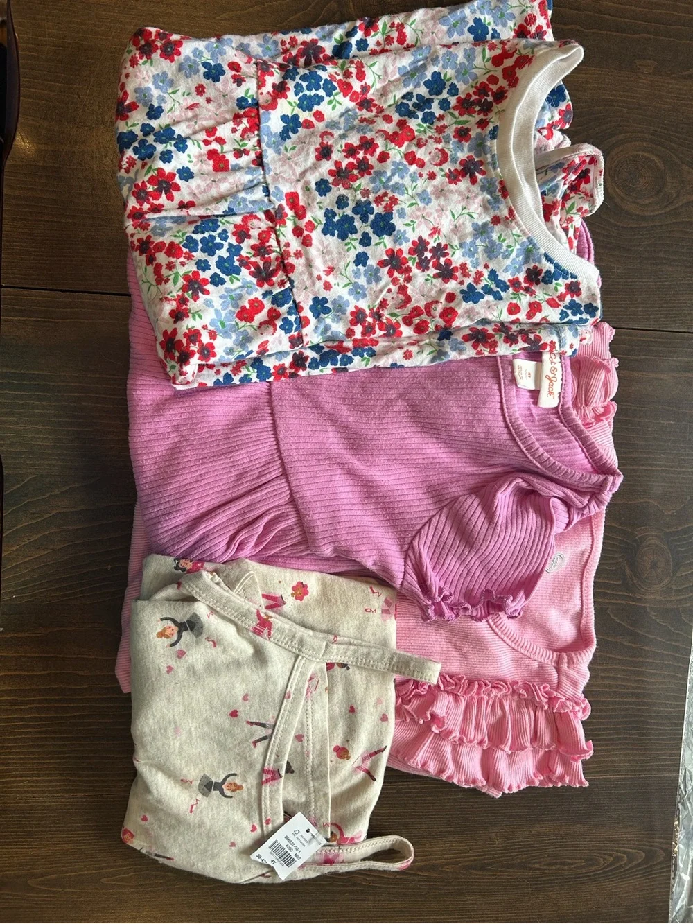 Girls 4T Dress Bundle Cat & Jack Floral Pink Ballerina 4 Dresses